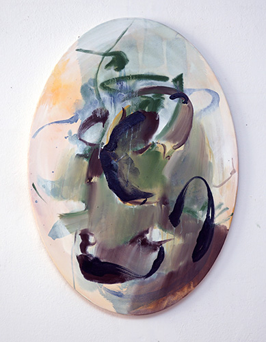 Dare Corda III 102x94cm pigment and arcylic resin on canvas 2017